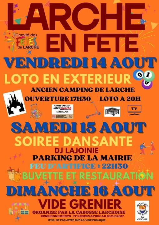 Affiche Week end de festivités