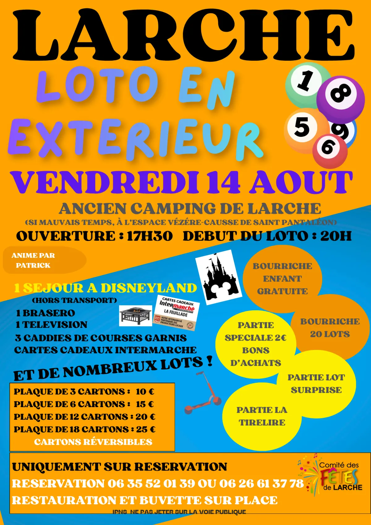 Affiche Loto en plein air